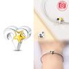 White Twelve Zodiac Beads Copper Colors For Charms Copper Colors Original Bracelet For Jewelry Making
