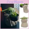 Baby Yoda Star Wars Keramik Blumentopf für Sukkulenten und Miniaturgarten Dekoration