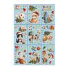 Yousheng 9 Sheets/Set Christmas Window Cling Removable Waterproof PVC Winter Merry Christmas Static Glass Sticker Holiday Party Decoration Decal