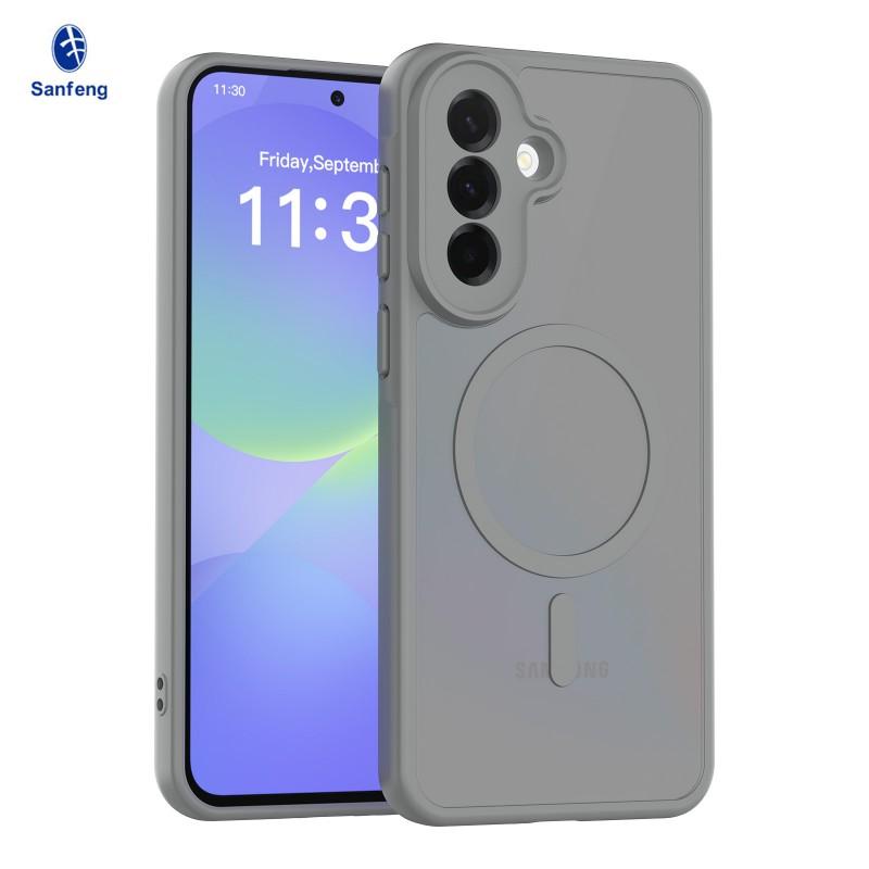 Suitable A37 Magnetic Phone Case A17 Matte Galaxy A57 Drop Resistance Protective Cover