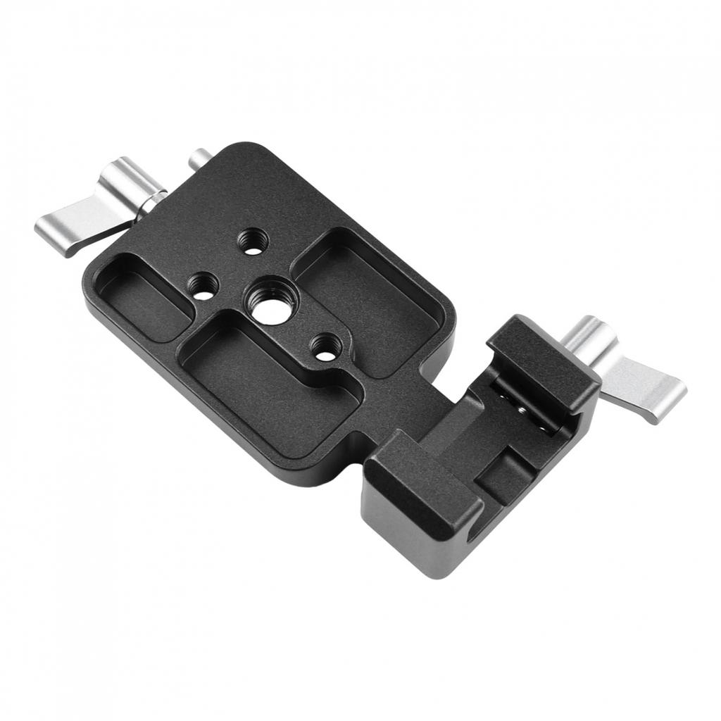 Rail Clamp Mounting Plate Cold Shoe 1/4 3/8l Adapter for DJI R-S 2 R-SC 2 R-S 3
