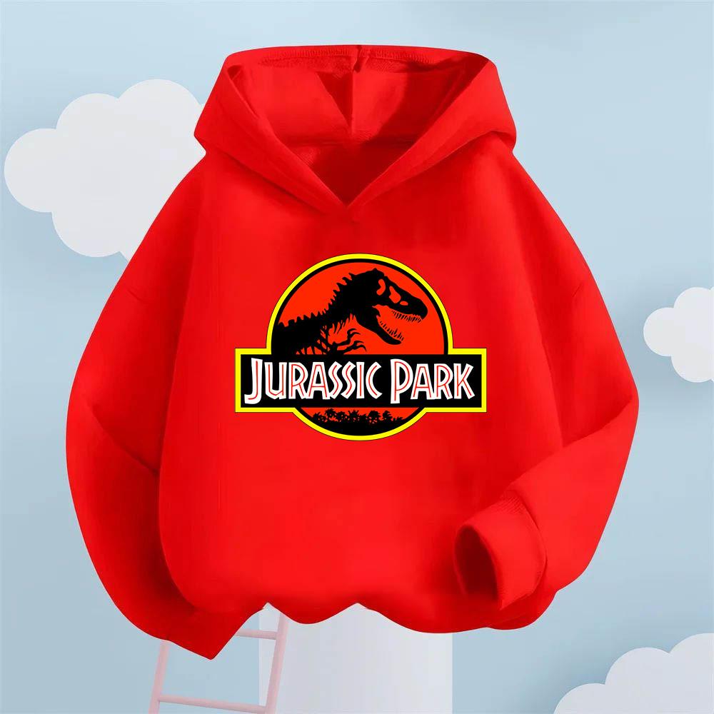 Prehistoric Cool Style! Jurassic Park Dinosaur Kids' Hoodie, Taking Children to the Thrilling Dinosaur World