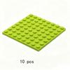 10 pièces 8x8 Plaque de base de bloc de construction Compatible 41593 Planche Fine Figurines Briques DIY Enfants Éducatif Assemble Briques Jouets