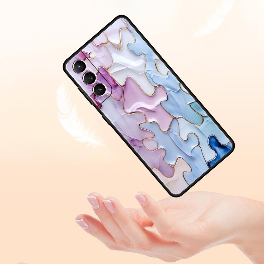 Folds Texture Phone Case for Samsung Galaxy S26 S25 S24 S23 S22 S20 S21 FE Ultra S25 Edge Plus 5G Soft TPU Cover Fundas Capa Bag