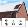Practical 12V ABS Plastic Ventilation Fan For Continuous Operation In Bathrooms Kitchens 5.5x2.1mm Female Port