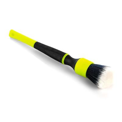 Detail Factory Ultra Soft Detailing Interior Comfortable Octane Ectoplasm Lime X Black Tri-Grip Brush, Long, & Exterior, Grip, Scratch-Free Cleaning,