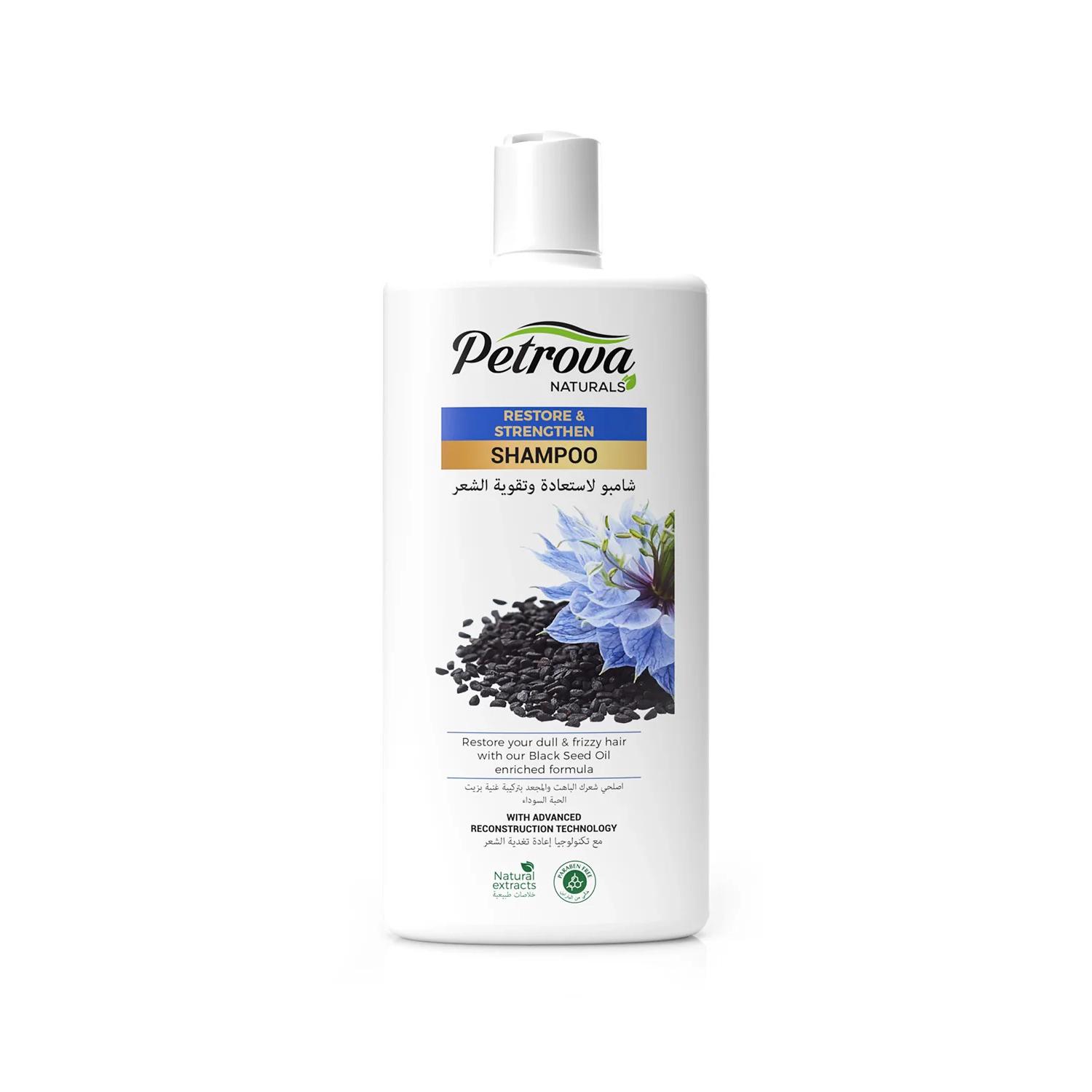

Restore & Strengthen Naturals (Black seed) Shampoo - Petrova 600 ml 600 ml