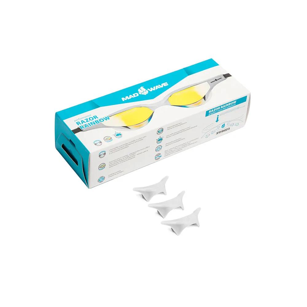 Madwave Plastic Goggles with Mirrored Coating Razor Rainbow