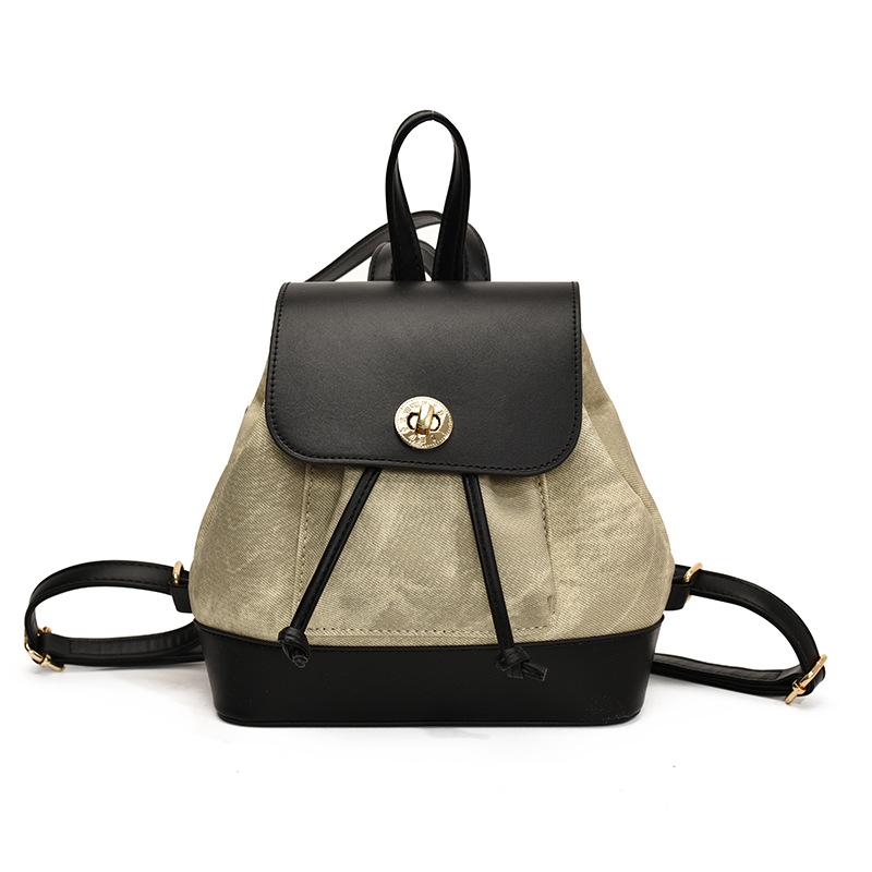 Casual texture single shoulder going out small backpack autumn new fashion backpack tide
