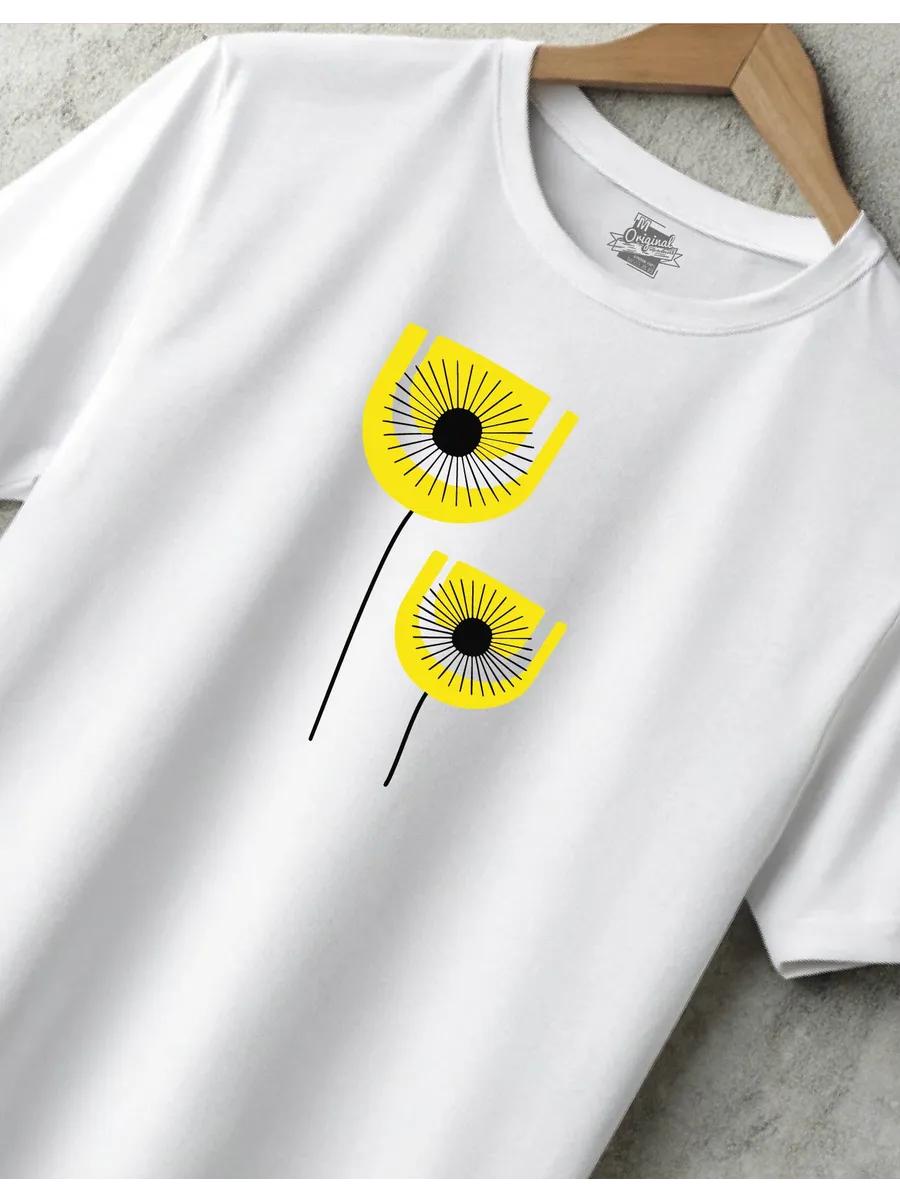 

Oversized retro Slavic bird print T-shirt S