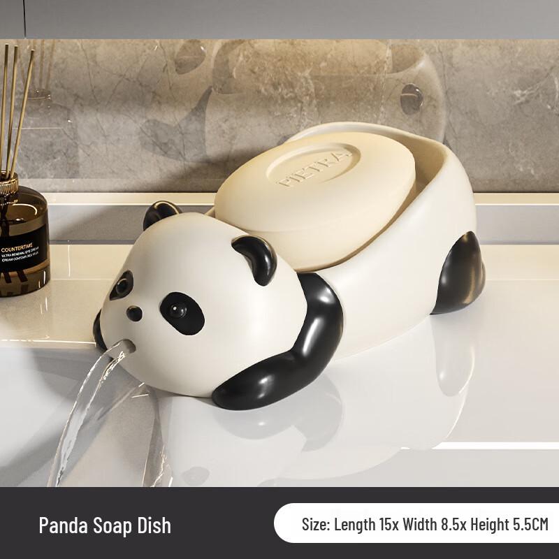 Cute Panda Draining Soap Dish 15cm
