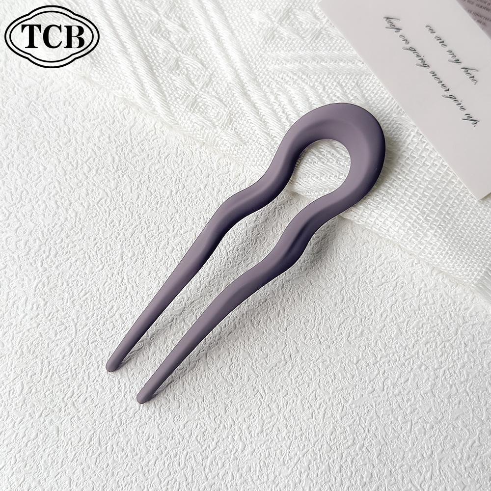 Elegant 2025 U-Shaped Japanese Korean Hairpin Clip for Buns