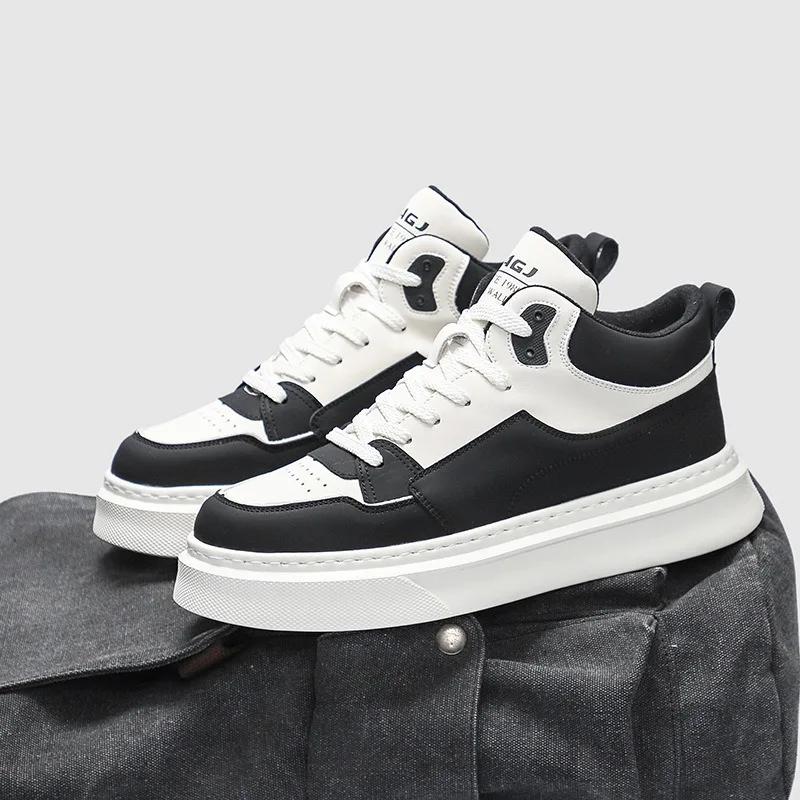 Модные повседневные высокие кроссовки для мужчин на осень-зиму — фото 3