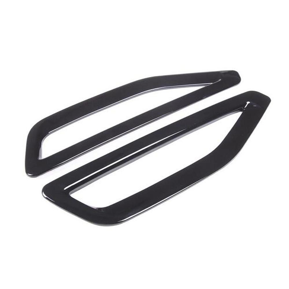 1 Pair Car Black Side Fender Air Vent Trim Cover Set For BMW X5 G05 2019-2022