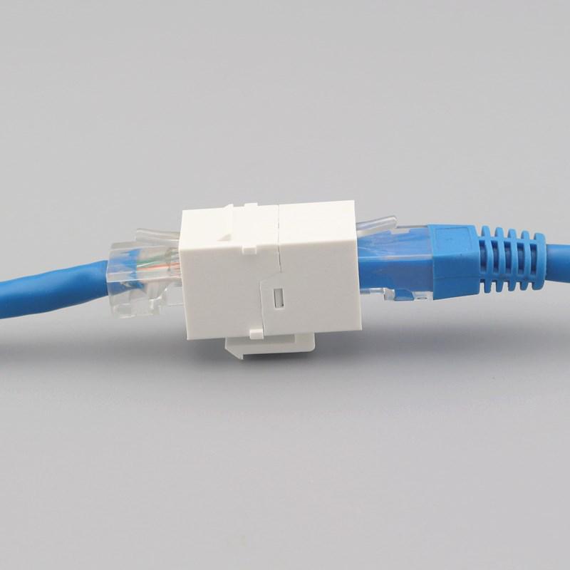 CAT6 Gigabit RJ45 Female-Female Straight Through Network Module Adapter