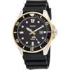 Casio Men's Diver Style Stainless Steel Quartz Casual Watch Black Resin Strap 25.6mm