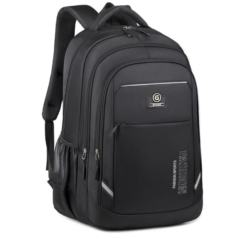 

Backpack Style Minimalist Large Capacity Outdoor Leisure Schoolbag Student чёрный