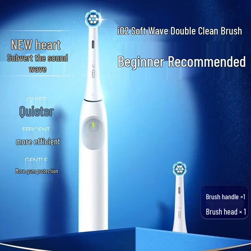 

Oral-B iO2 Elegant White Smart Electric Toothbrush CN plug (adapter included)