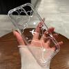 Travel Map Airplane Phone Case For iPhone 17 Air 16E 16 15 14 11 Pro Max Plus 13 12 Mini 8 7 X Transparent Shockproof Cover