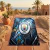 Manchester City Baskılı Mikrofiber Plaj Havlusu Hızlı Kuruyan Emici Büyük Havlu Plaj Yüzme Seyahat İçin