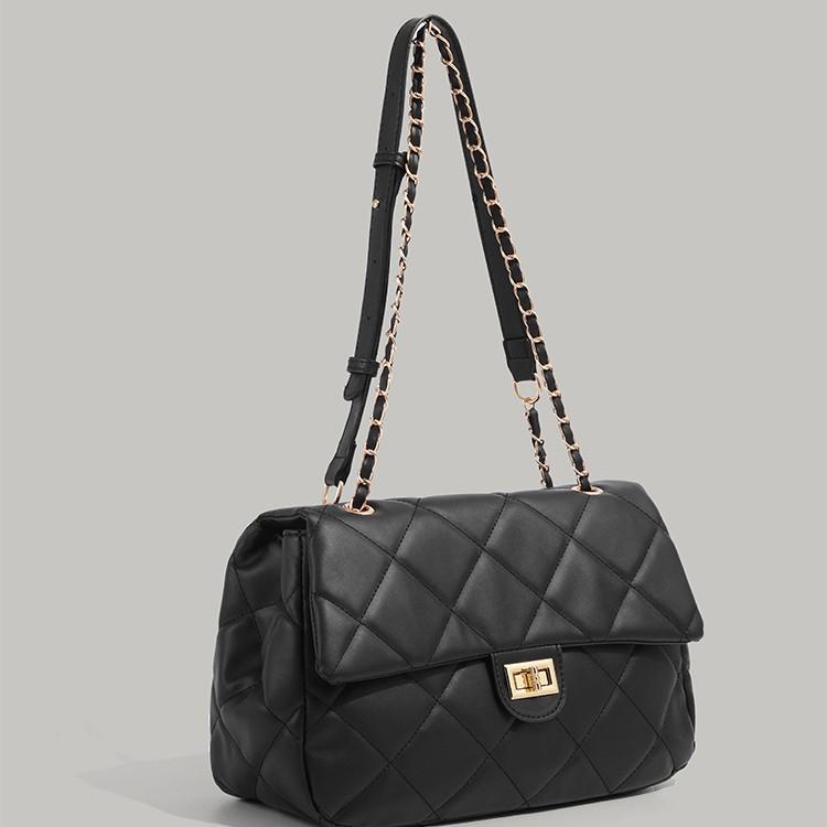 Large Capacity Fashion Single Shoulder Bag 2025 New Casual Versatile Stylish High-end Chain Quilted Crossbody Bag for Women