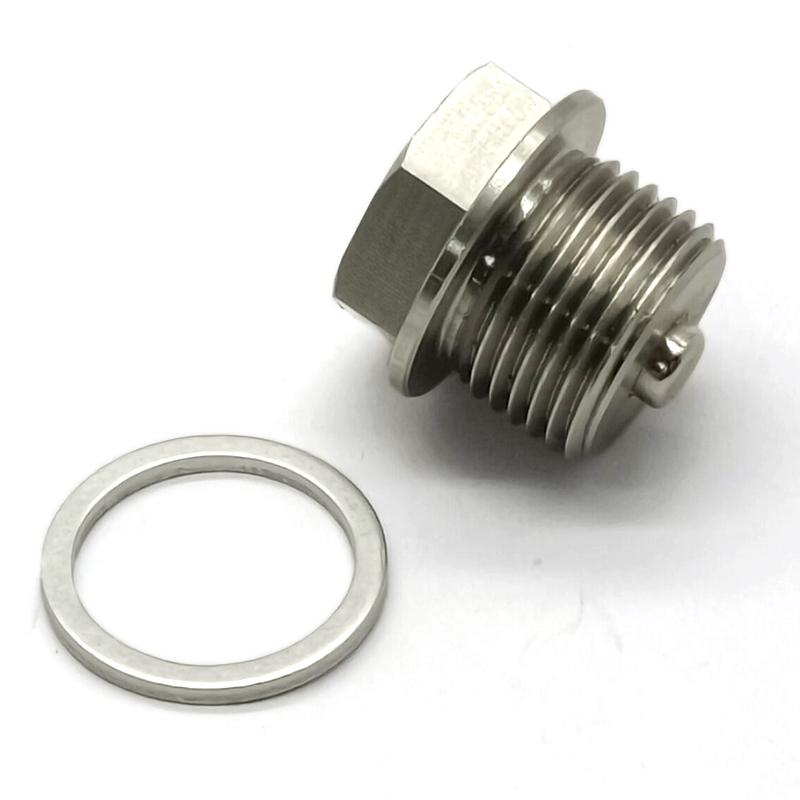 M18x1.5 Stainless Steel Neodymium Magnet Drain Plug Oil Drain Screw Car Accessories