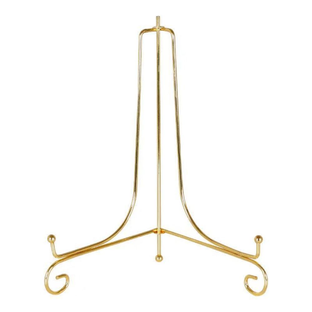 Simple Gold Iron Display Stand Small Bowl Dish Frame Practical Craft Bracket  Cookbooks