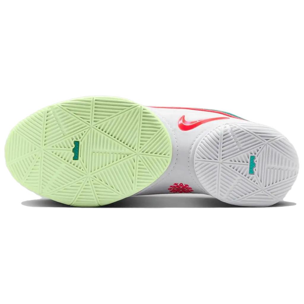 Nike LeBron 22 EP Christmas Solar Red White Vapor Green Men's Basketball Shoes HV5147-600