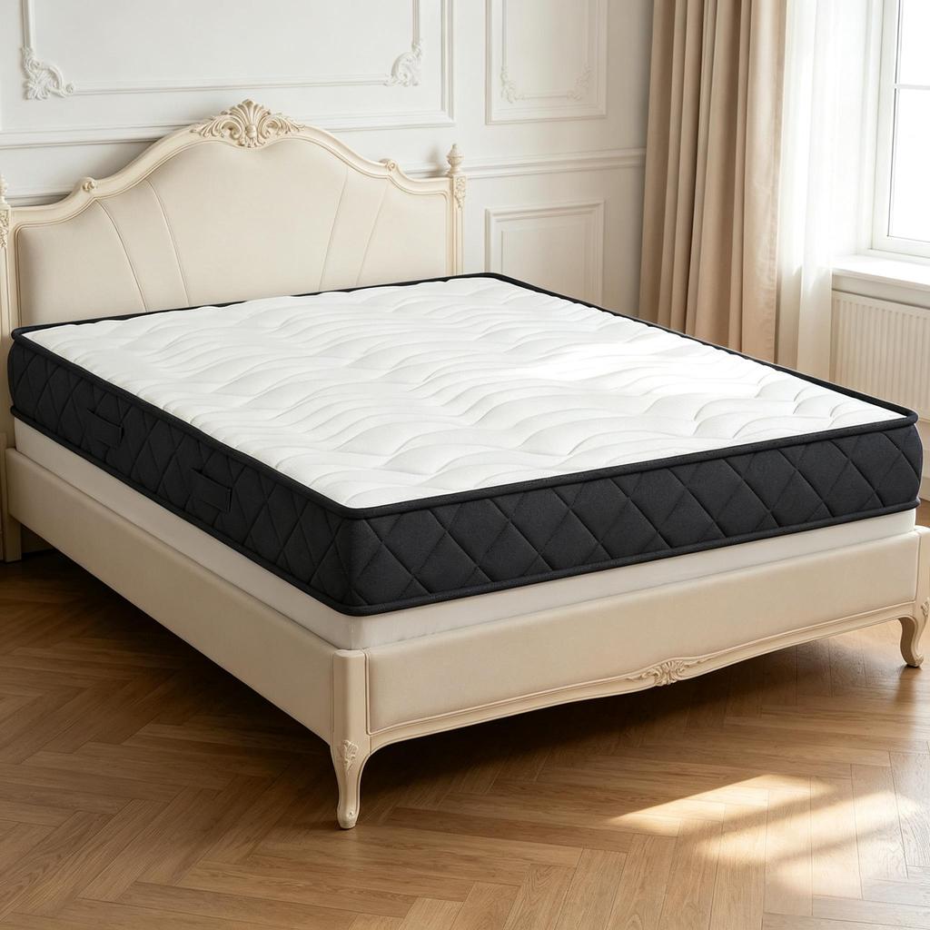 Mattress 140 x 190 cm, Mattress for 2 People, Memory Foam, 20cm Thick (only with 1pcs mattress)