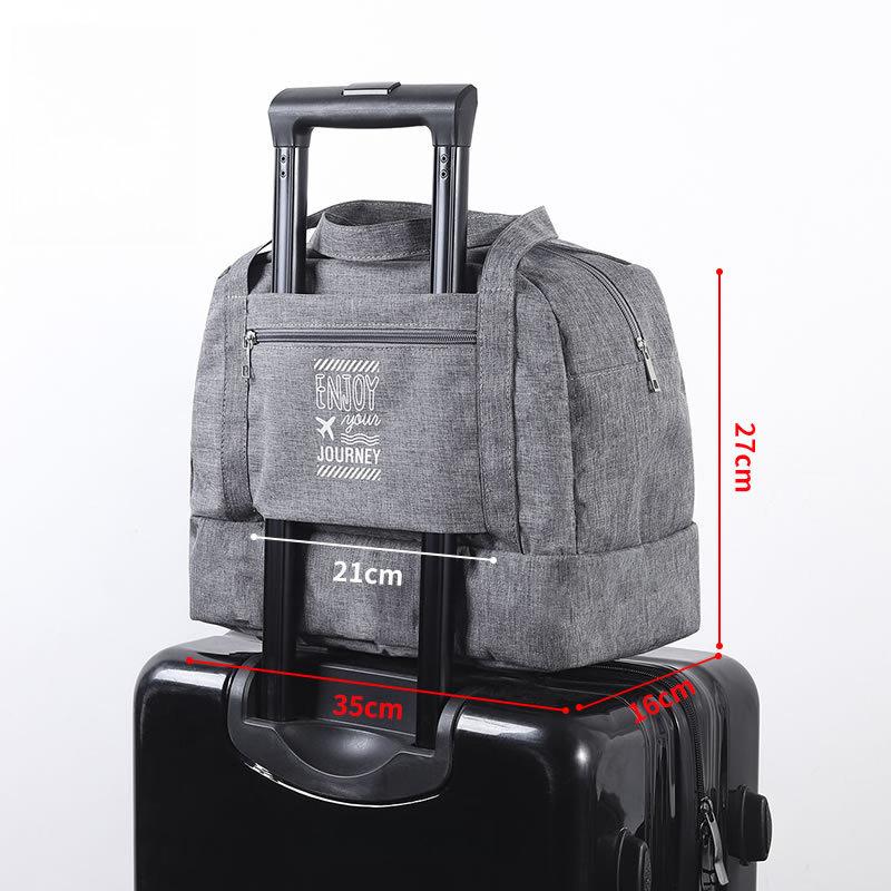 

New Large Capacity Travel Tote Bag Waterproof Dry Wet Separation Handbag for Sports Gym Swimming Accessories KTB S серый