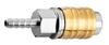 Quick connector for compressor with 6 mm hose outlet