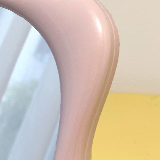 Desk Mirror with Standing Legs Square Frame with Eyes Desktop