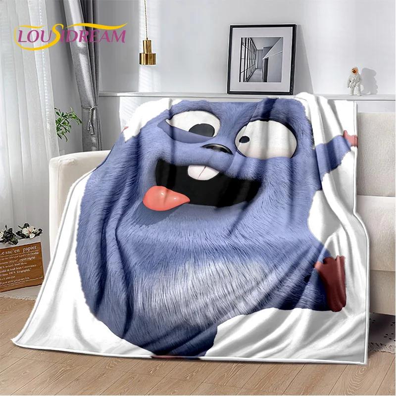 Cartoon Grizzy and The Lemmings Soft Flannel Blanket for Beds Bedroom Sofa Picnic,Throw Blanket for Cover Outdoors Leisure Gift