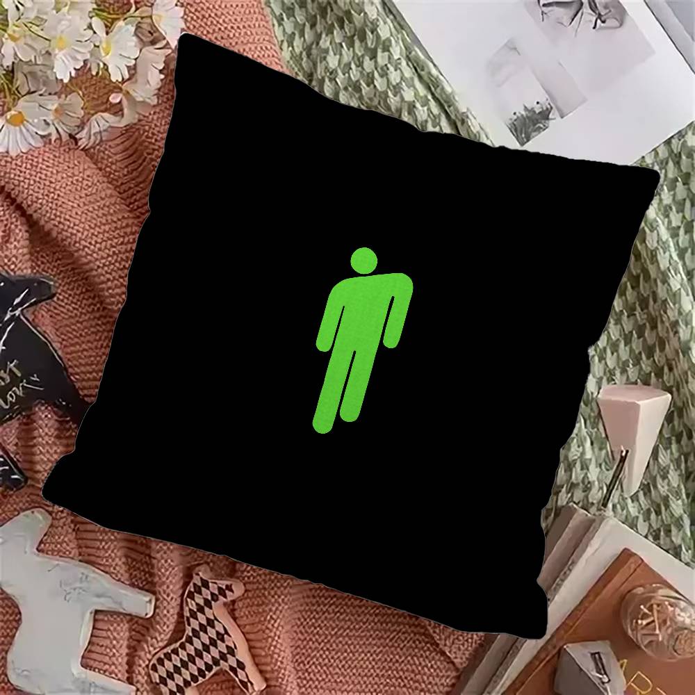 Sångaren Billie EilishS Kudde Animekudde Soffsäng Huvudkudde Överdrag Kuddfodral x cm Mode