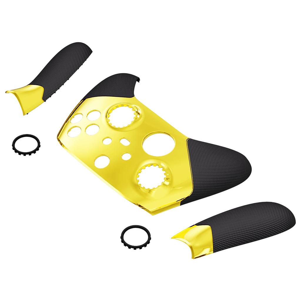 eXtremeRate Redesigned Grip Handle Faceplate for Xbox Core ASR Version Performance Rubberized Side Rail Grip Shell for Xbox Series X S Controllers