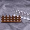Wooden Dollhouse Fence Miniature Decoration Model Accessory