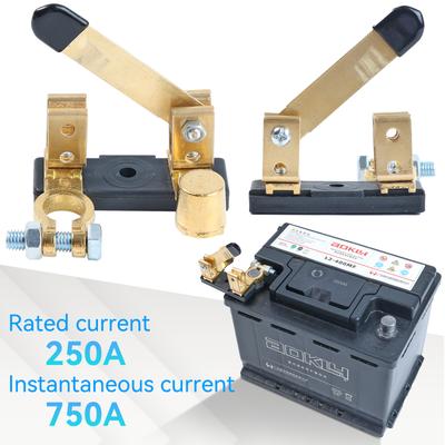 Interruttore di spegnimento Interruttore di protezione da perdite di batteria per auto a coltello Interruttore di scollegamento della batteria da 12 V/24 V per auto e barche marine