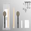 Disposable 4-Piece Plastic Cutlery Set