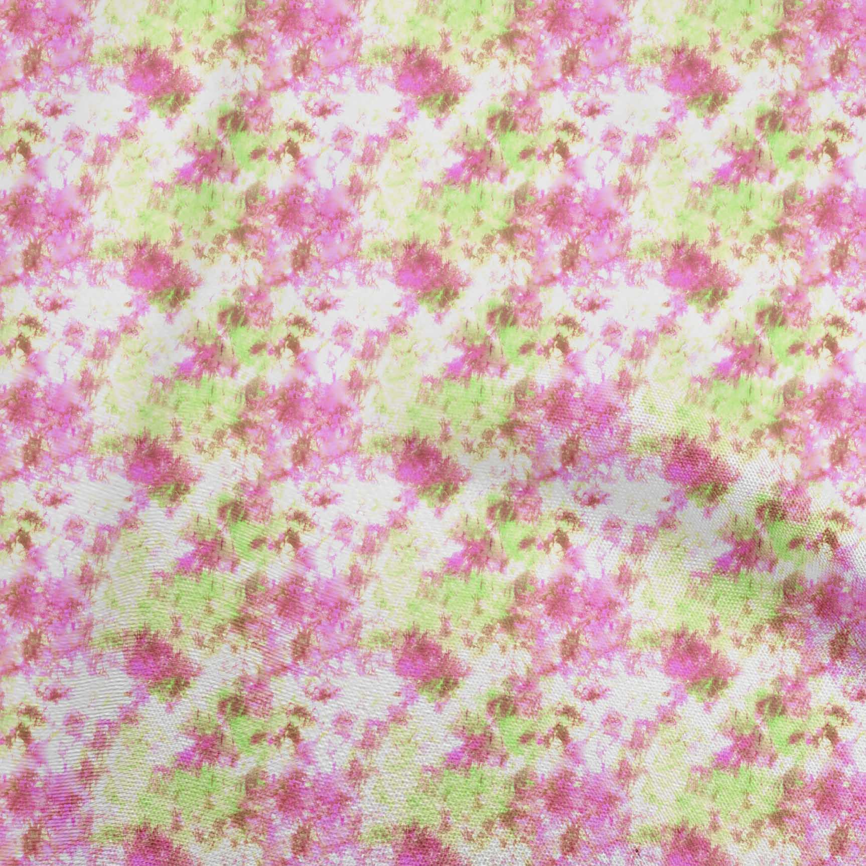 

OneOone Cotton Flex Pear Green Fabric Tie Dye Craft Projects Decor Fabric Printed By The Yard 40 дюймів 42 Inch Wide - Viscose Chiffon рожевий