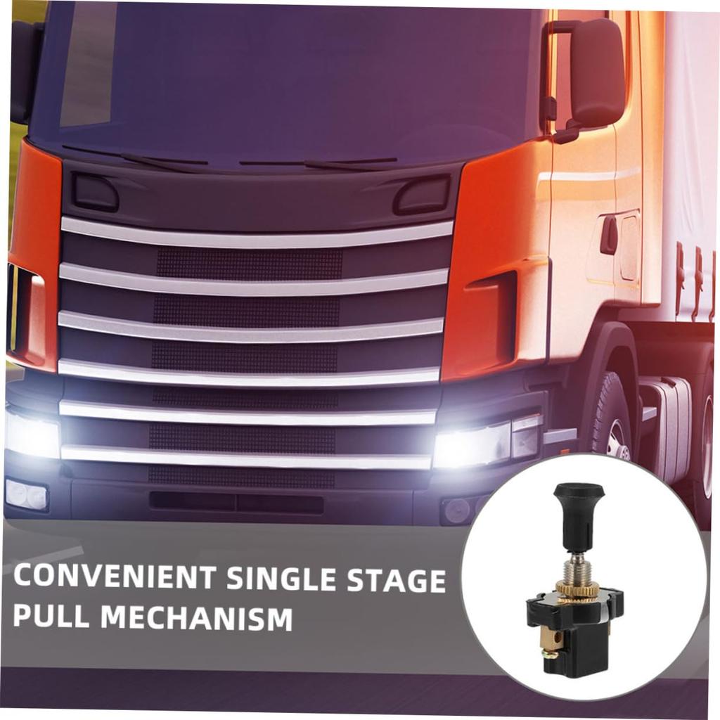 Luxshiny 2-Piece Universal Switch with Durable Push-Pull Design