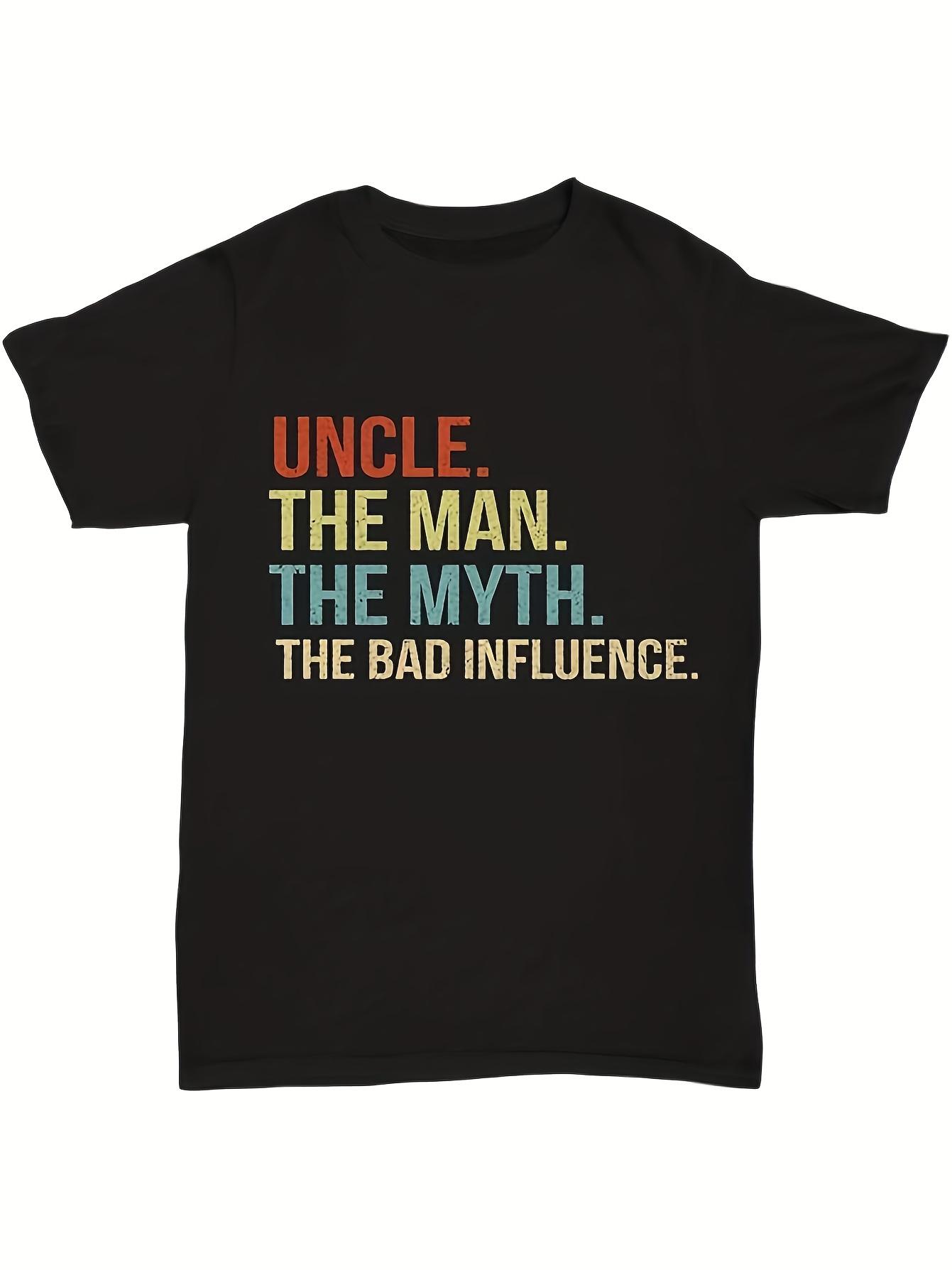 T-Shirt y2k 1pc QINWANXIANG Uncle T XL