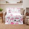 Marie Soft Warm Flannel Blankets Comfortable Blanket for Home Decoration Gifting