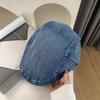 Cowboy forward hat female trendy brand fashion street style painter hat literary retro newsboy hat