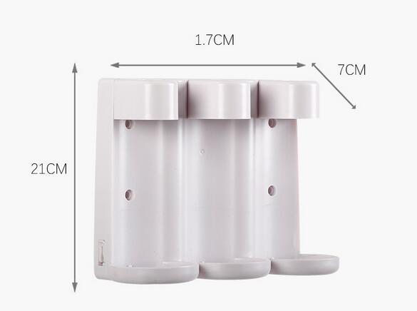 Luxury Plastic Wall Mounted Hanging Liquid Hotel Soap Dispenser Shower Gel and Conditioner Shampoo Bottle With Lotion Pump