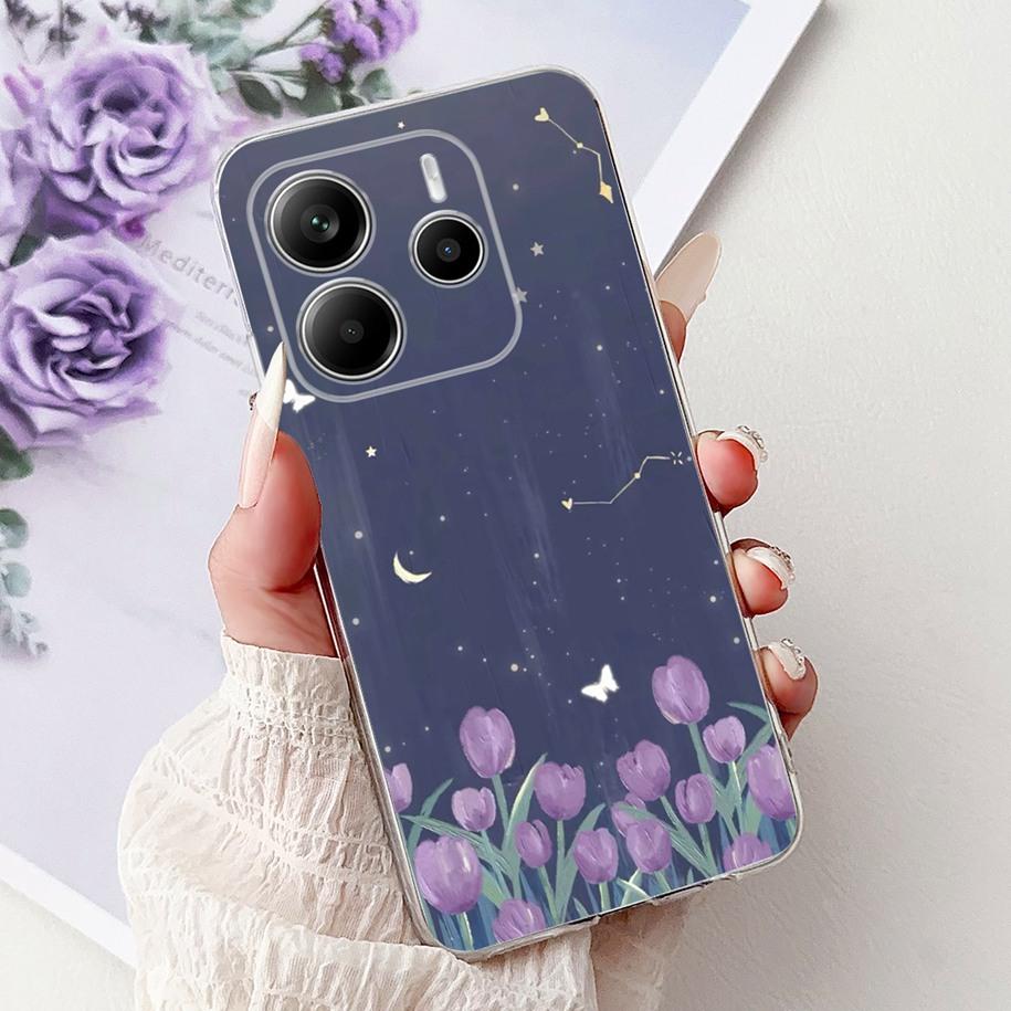For Cover Xiaomi Redmi Note 14 4G Phone Case Luxury Marble Machine Soft Silicone Slim TPU Funda For Redmi Note 14 4G Note14 Capa