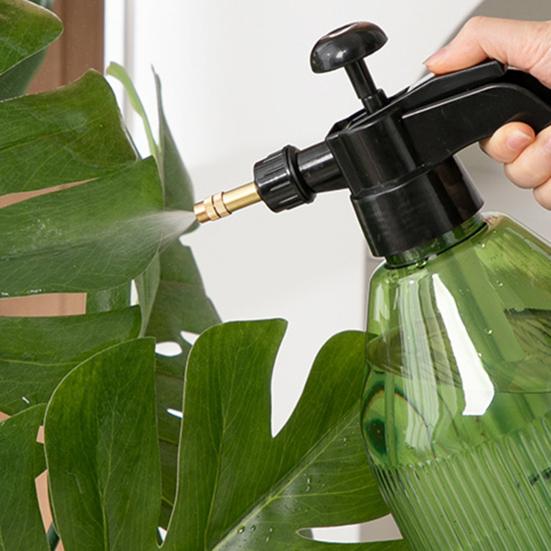 Hand Pressure Watering Can Plant Mister Spray Bottle with Adjustable Nozzle Pump Sprinkling Can for Indoor Plant Care Household Cleaning