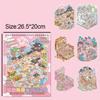 Cartoon Miniature Scene Collection PET Tent Sticker Decoration New Landscape Sticker Book  Kids