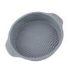 9 Inch Silicone Cake Mold Round Shape Various Baking Pan for Oven (Gray)