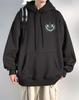 Bligo Plus Size Solid Loose Long Smiley Cute Korean Long Perfect for and Men's Hoodie, Color, Simple, Fit, Sleeves, Popular, Print, Fashionable,