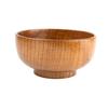 Japanese Sour Jujube Wood Ramen Bowl - Anti-scalding Instant Noodle and Rice Bowl for Kids, Wooden Tableware for Soup, Household Bowls and Plates
